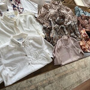 Vintage Blouse Collection - Lot of 9 Shirts